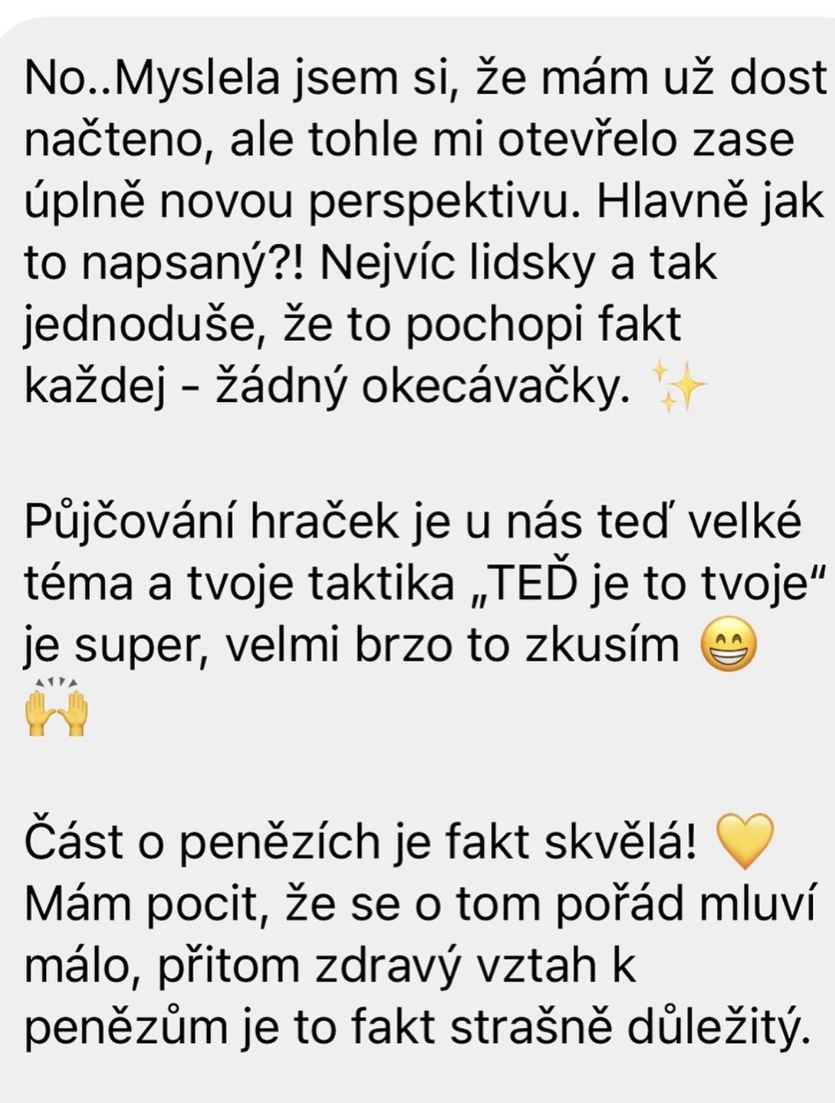 Recenze čtenářky 1